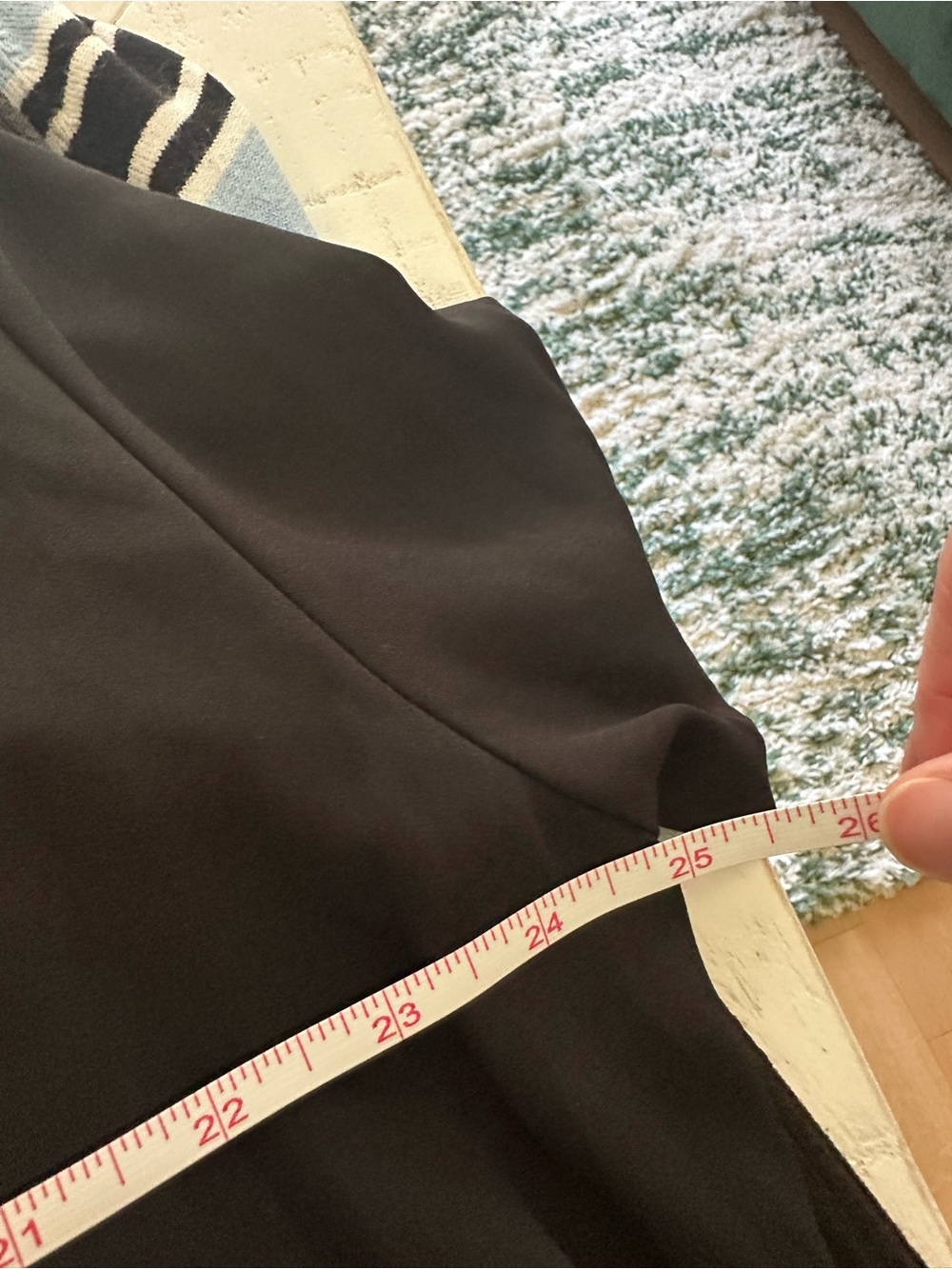 Black Ruffle Top - Picture 3 of 3